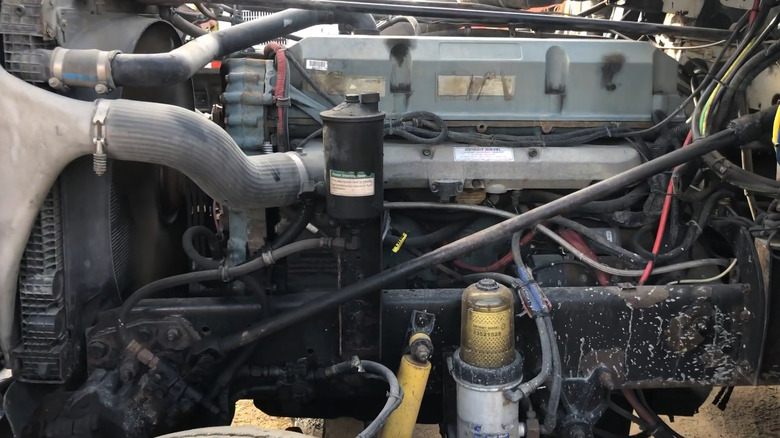 close up of series 60 engine