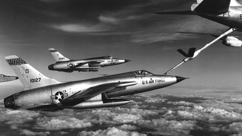 F-105 Thunderchiefs refueling