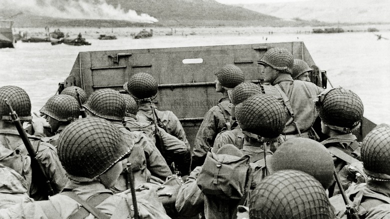 troops heading to Omaha Beach