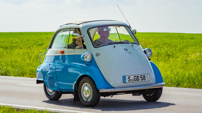 BMW Isetta on the road