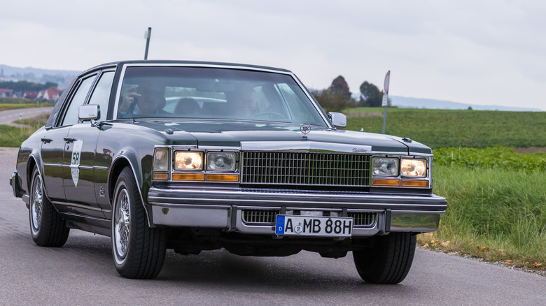 Cadillac Seville driving