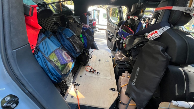 Custom storage for Rivian vehicle