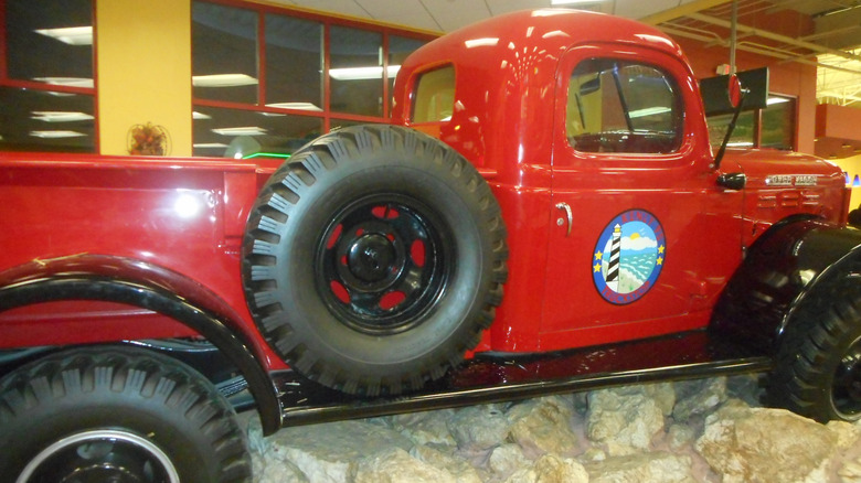 Red 1946 Dodge Power Wagon