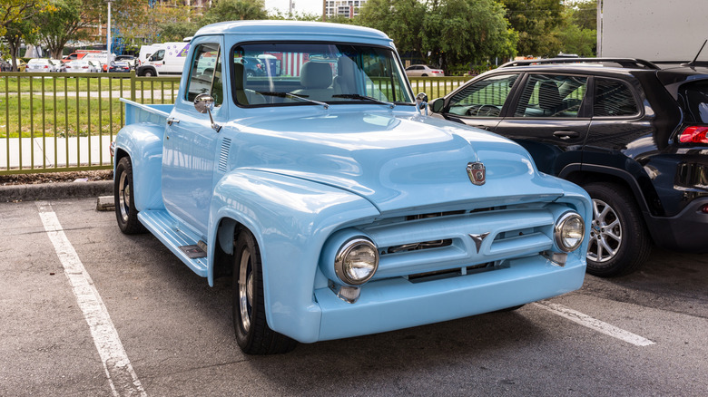 Blue 1953 Ford F-150