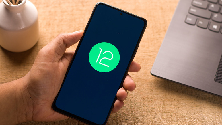 Android 12 on the phone