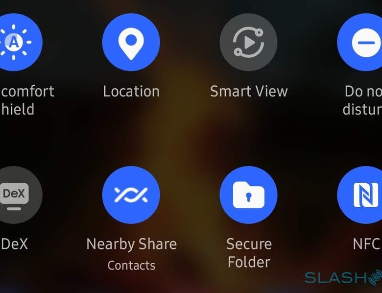 Do Not Disturb menu list