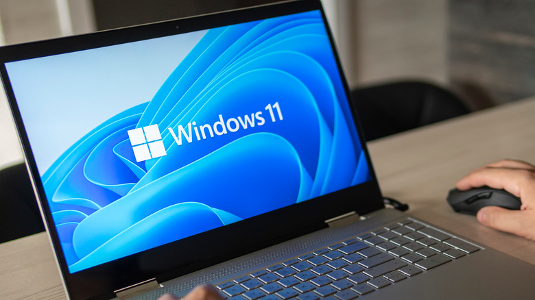 Microsoft Windows 11 on  laptop