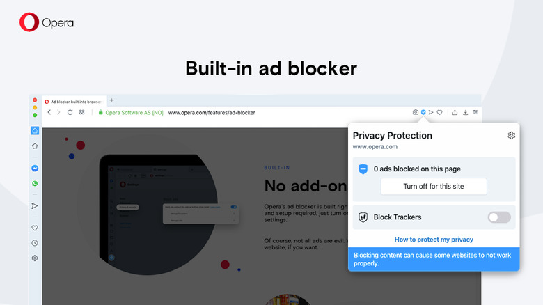 Opera ad blocker