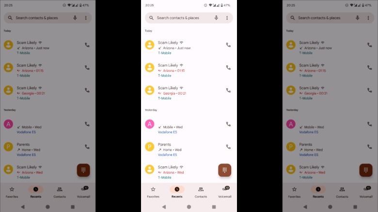 Scam likely calls on Android