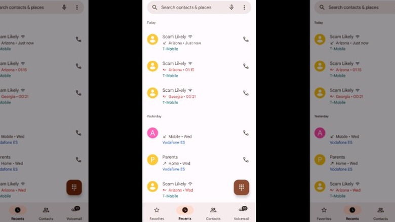 Scam likely calls on Android