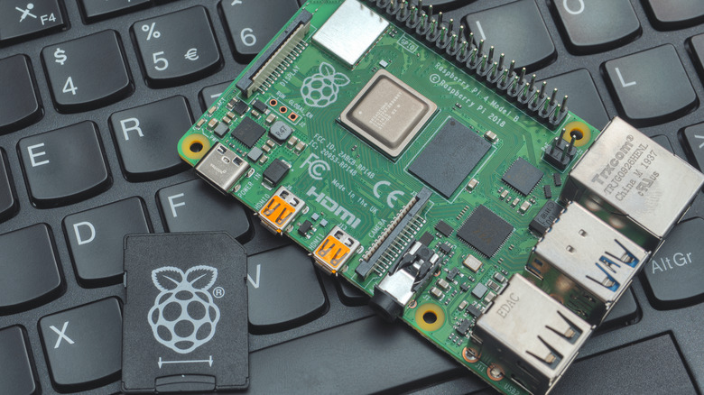 raspberry pi on laptop