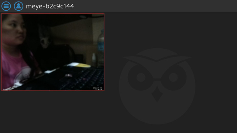 motionEyeOS video stream from browser