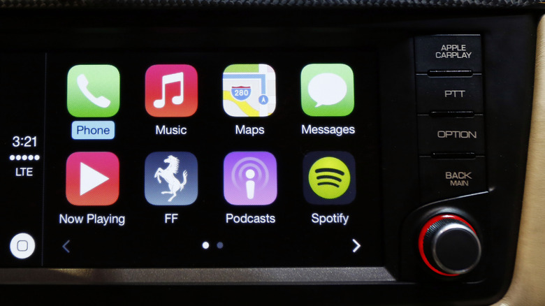 CarPlay display