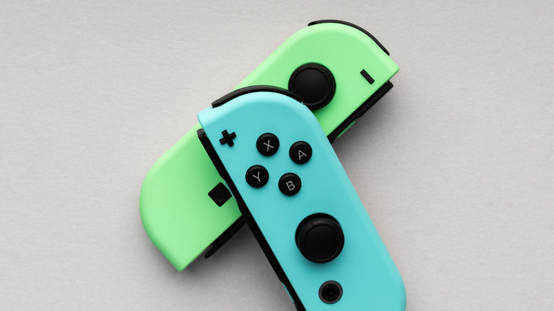 Blue green Switch Joy-Cons