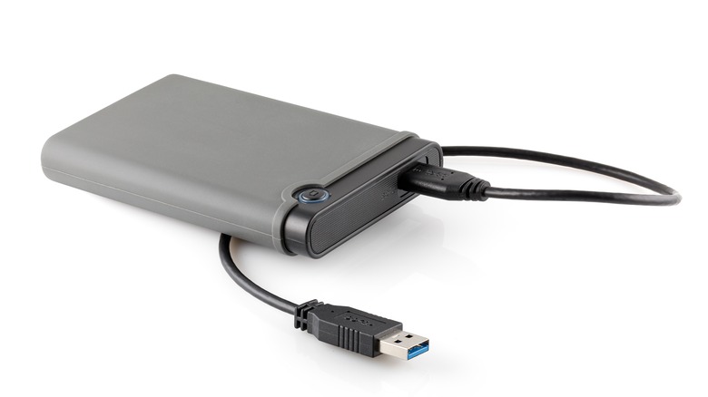 external hard drive with cord