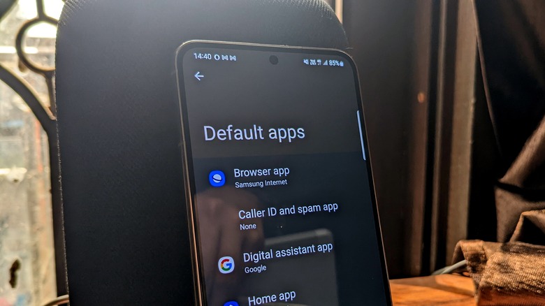 Default apps on Android phones. 