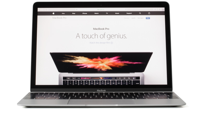 A MacBook from 2017