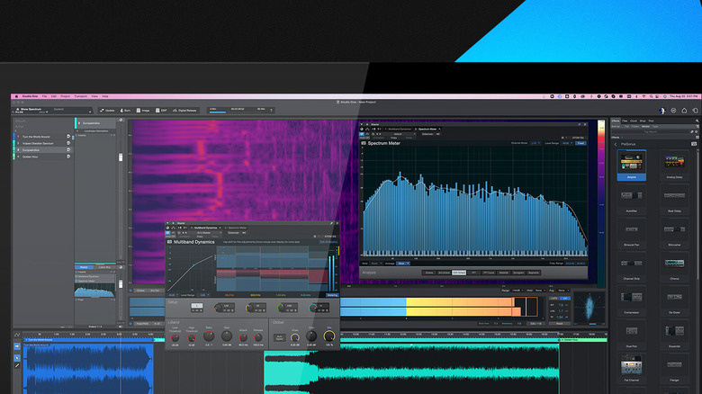 the Studio One interface