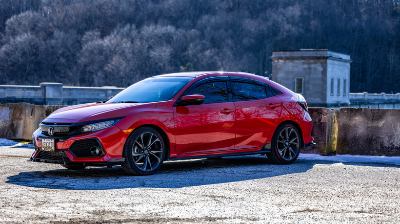 Honda Civic outdoors