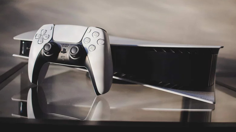 PS5 console with DualSense controller