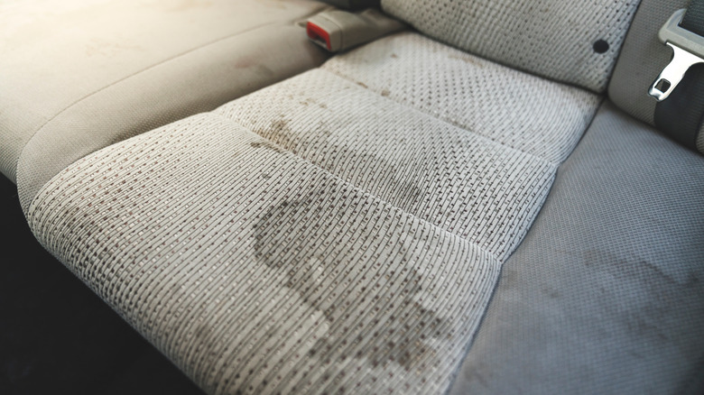 car seat stain