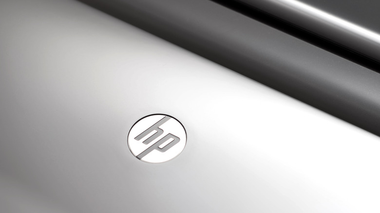 HP logo printer