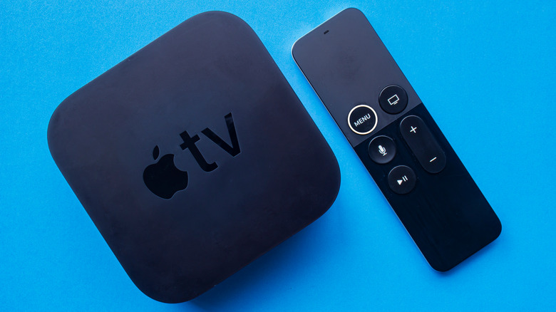 Apple TV with remote