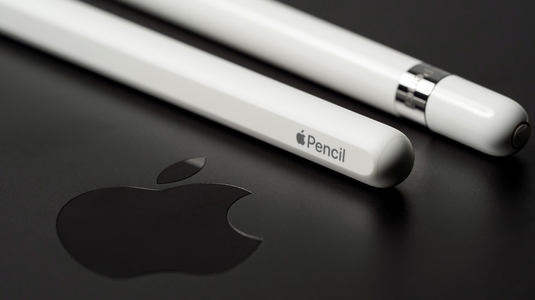 Apple Pencil (1st and 2nd Gen) with Apple logo