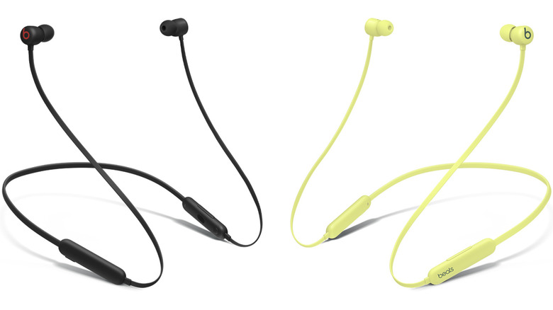 Black and yellow Beats Flex 
