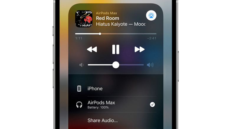 AirPods Share Audio screenshot