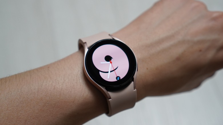 Man wearing Samsung Galaxy Watch4