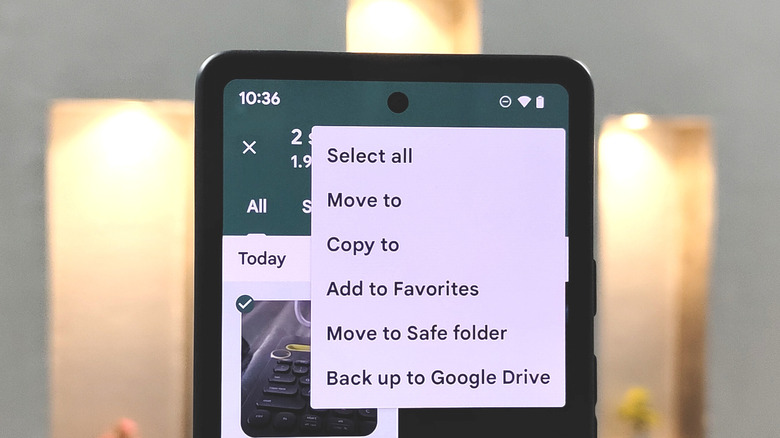 Copying images on an Android phone