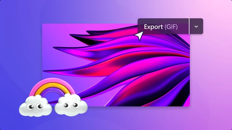 photo with Export (GIF) button