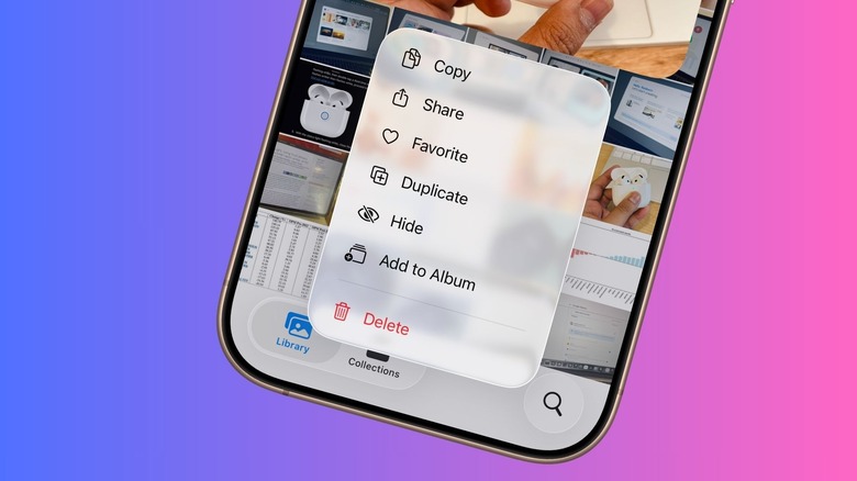 Hidden folder in Photos app.