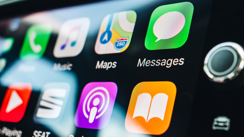 Apple CarPlay on screen