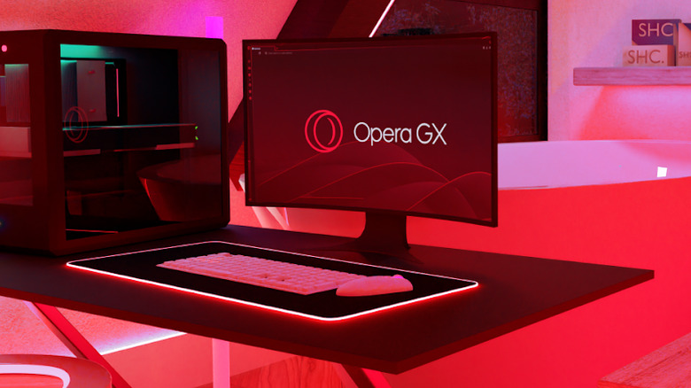 Opera GX on desktop