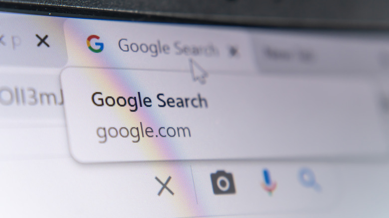 Google search Google Chrome