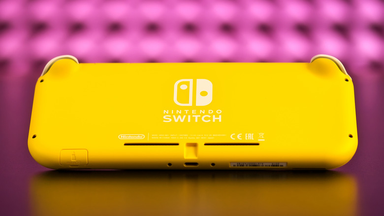 yellow Nintendo Switch Lite