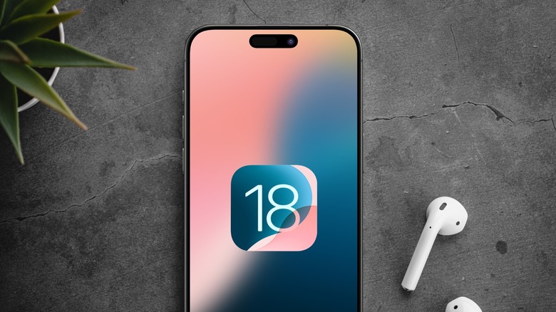iOS 18 on an iPhone