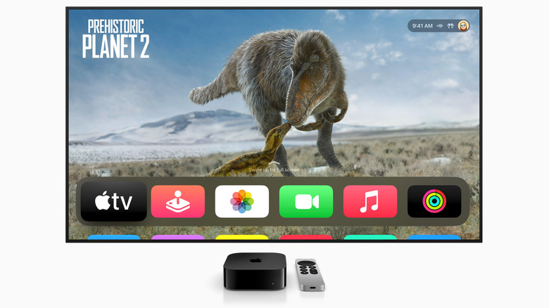 tvOS 17 with redesigned Control Center
