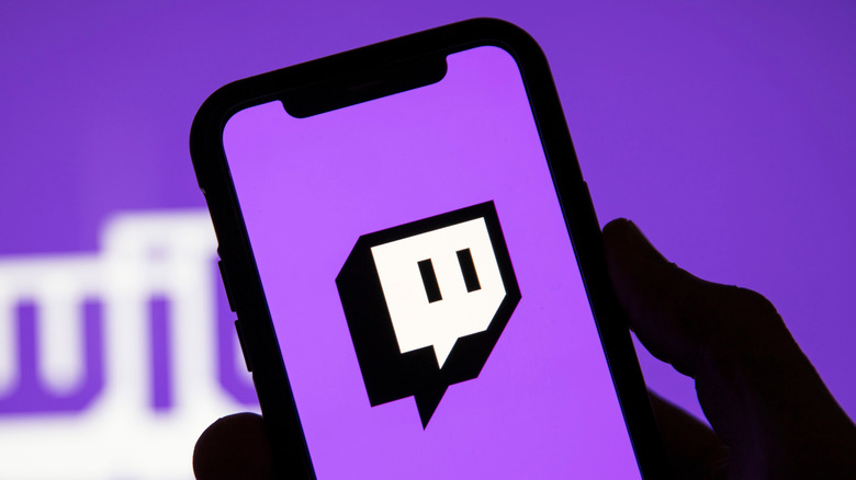 twitch logo on mobile
