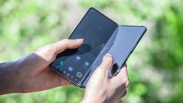 Galaxy Z Fold 4 in hands