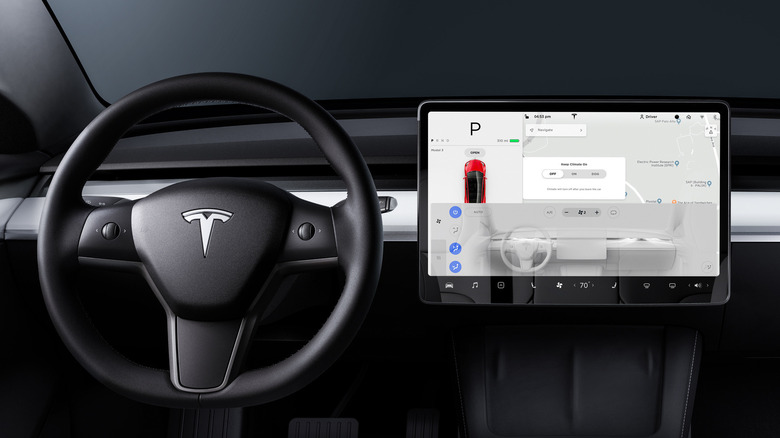 Tesla model 3 interior