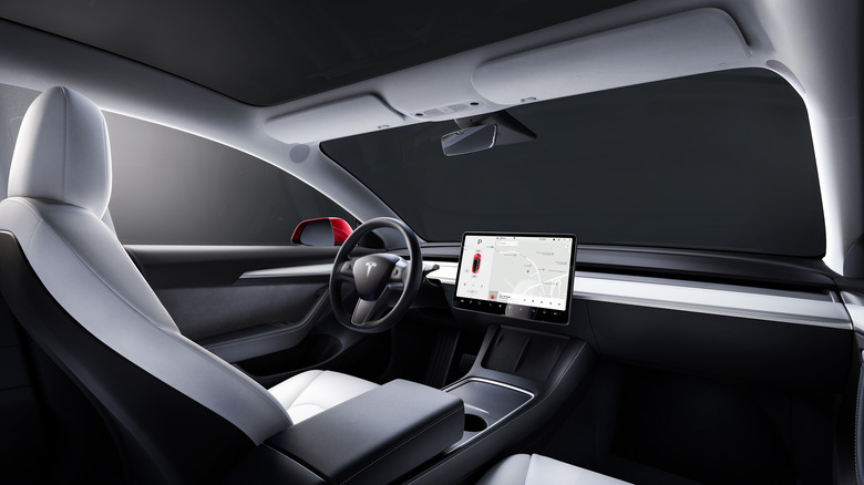 tesla model 3 interior