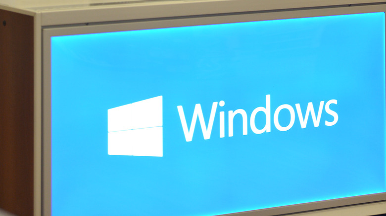 A Windows sign