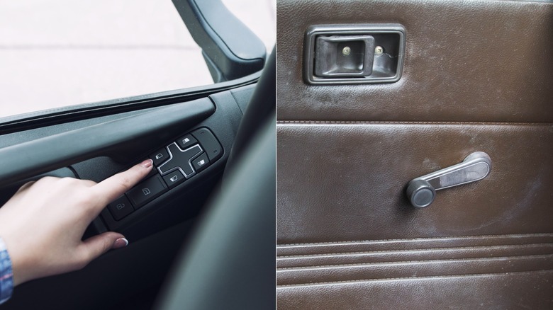 modern and old window controls