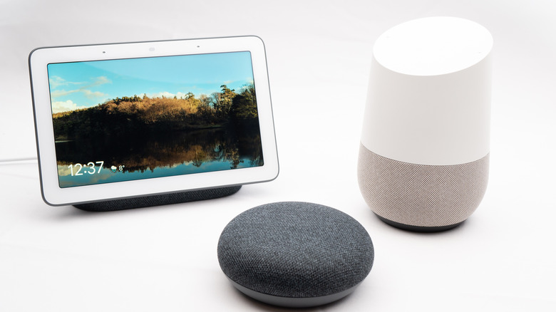 Google Home, Hub, and Nest