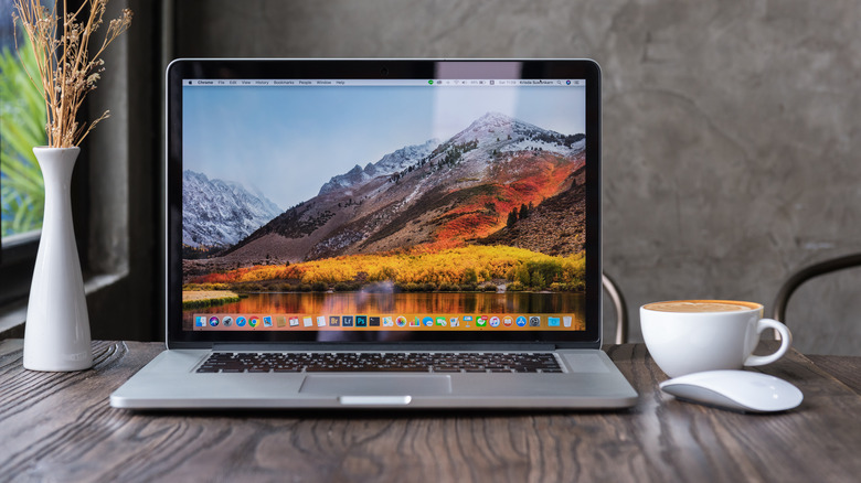 Intel MacBook Pro on table