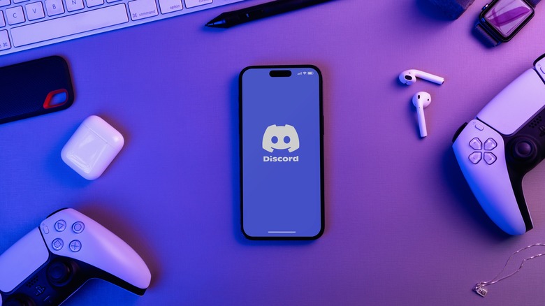 discord app logo on smartphone screen