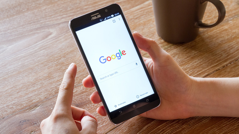 Google Chrome app asus phone